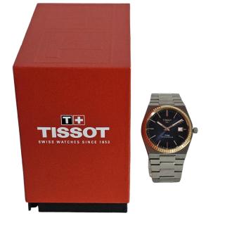 Tissot PRX 40 205 Powermatic 80 Bleu / Or rose 18 carats