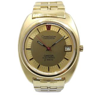 Omega Constellation f300Hz Electronic 18k Gold