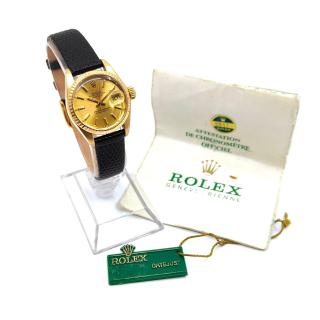 Rolex Lady-DateJust 26 18k Gold Champagne Dial