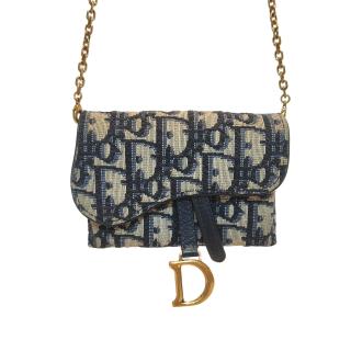 Pochette sur Chaîne Dior Saddle Nano