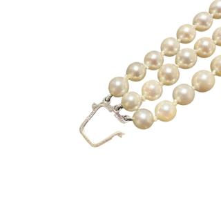 Bracelet de Perles et Or blanc