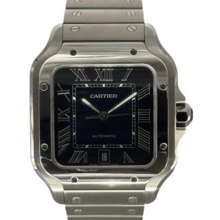 Cartier Santos Blue Dial Large