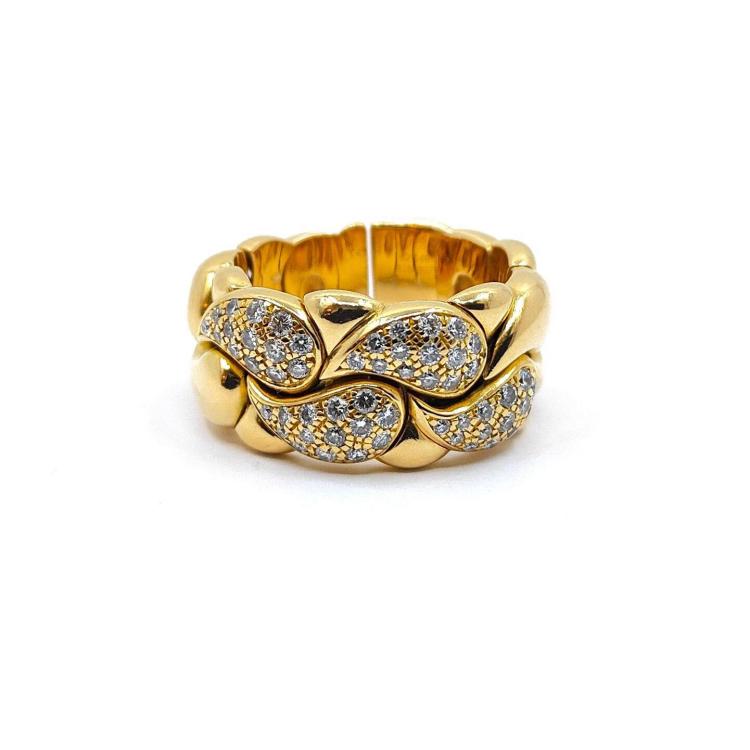 Bague Chopard Casmir Or Jaune 18k & Diamants