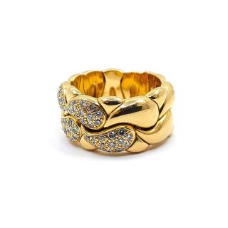 Bague Chopard Casmir Or Jaune 18k & Diamants