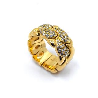 Bague Chopard Casmir Or Jaune 18k & Diamants