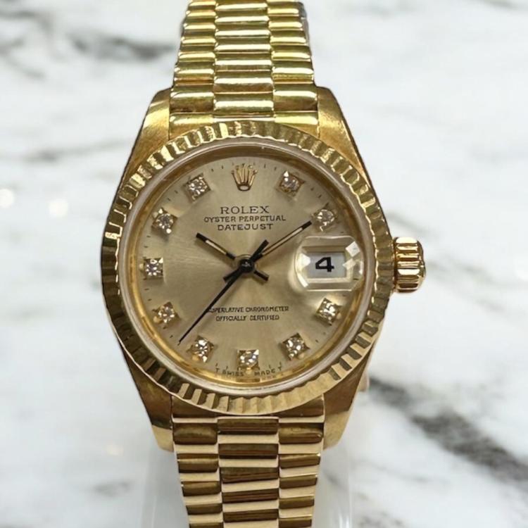 Rolex Lady-Datejust Diamond Dial President