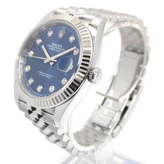 Rolex DateJust 41 Blue Diamonds Dial