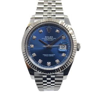 Rolex DateJust 41 Blue Diamonds Dial