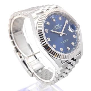 Rolex DateJust 41 Blue Diamonds Dial