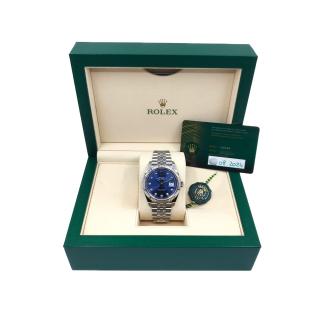 Rolex DateJust 41 Blue Diamonds Dial