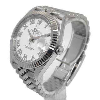 Rolex DateJust 41 White Roman Dial