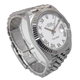 Rolex DateJust 41 White Roman Dial