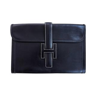 Pochette Hermes Jige noir