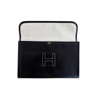 Pochette Hermes Jige noir