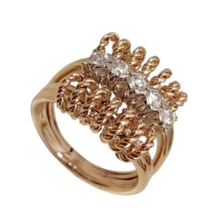 Bague Or 14K Diamants