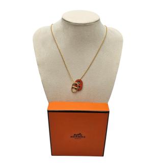 Collier Hermès O'Maillon Orange