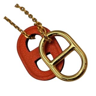 Collier Hermès O'Maillon Orange