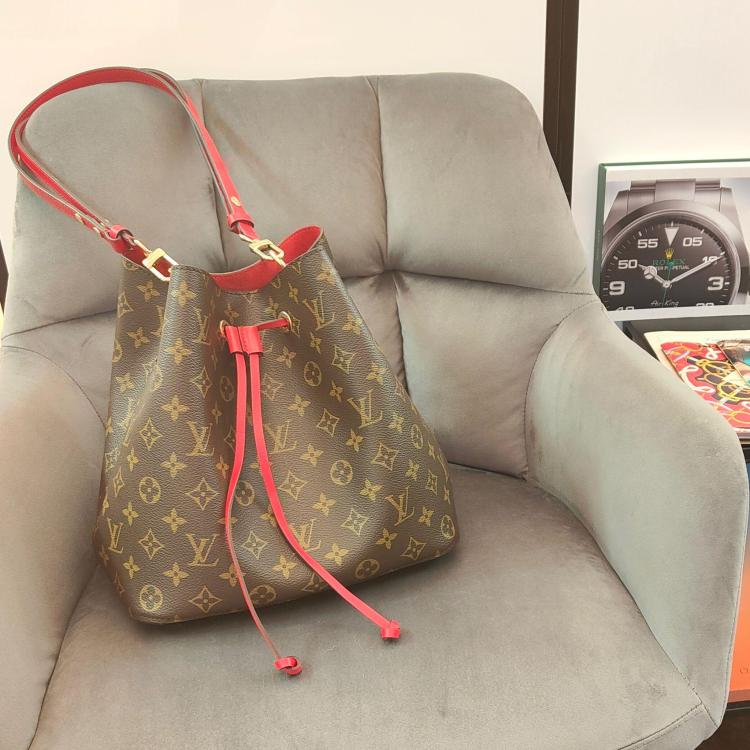 Sac Seau Louis Vuitton NéoNoé MM Rouge Coquelicot