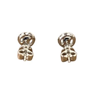 Boucles D'Oreilles 18k Diamants et Saphirs