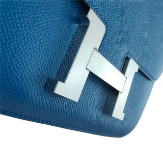 Hermès Constance 24 Epsom Bleu Izmir