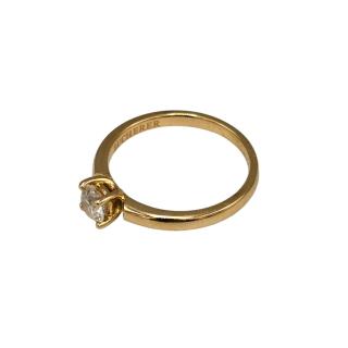 Bague Solitaire Bucherer Or Jaune 18 Ct ALLURE