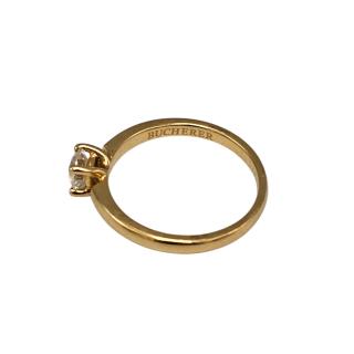 Bague Solitaire Bucherer Or Jaune 18 Ct ALLURE