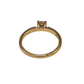 Bague Solitaire Bucherer Or Jaune 18 Ct ALLURE