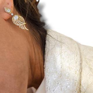 Boucles d'oreilles Or 18Ct & Diamants