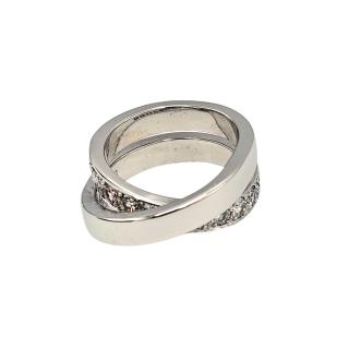 Bague Cartier Nouvelle Vague Or Blanc 18 Ct et Diamants