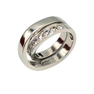 Bague Cartier Nouvelle Vague Or Blanc 18 Ct et Diamants