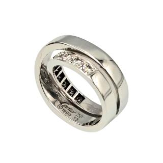 Bague Cartier Nouvelle Vague Or Blanc 18 Ct et Diamants