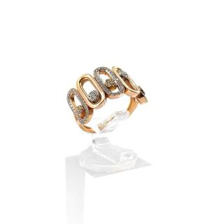 Bague Or Rose 18k & Diamants