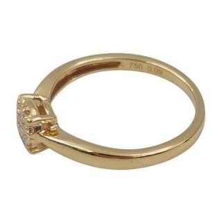 Bague Or Jaune 18K Diamants